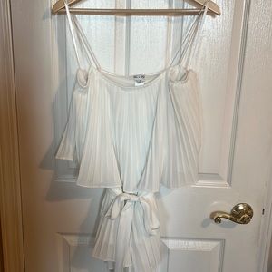 White romper! Great condition!